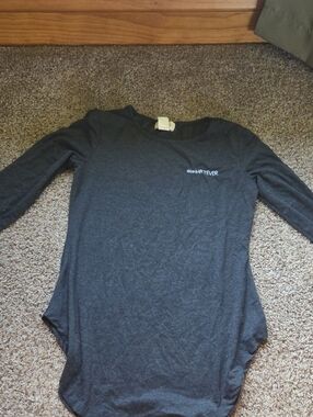 enough about me... Charcoal Gray Crewneck Tee